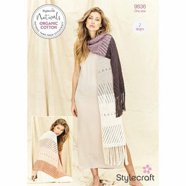 Shawls in Naturals Organic Cotton Dk