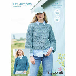 Filet Jumpers in Stylecraft Special Dk and Bellissima Dk