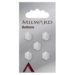 Milward Carded Buttons: 11mm - Pack of 5 - 00013