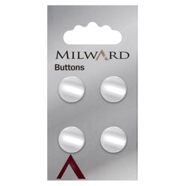 Milward Carded Buttons: 13mm - Pack of 4 - 00026