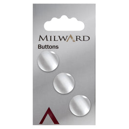 Milward Carded Buttons: 16mm - Pack of 3 - 00027