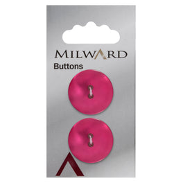 Milward Carded Buttons: 22mm - Pack of 2 - 00107B