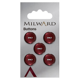 Milward Carded Buttons: 13mm - Pack of 5 - 00120B