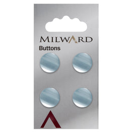 Milward Carded Buttons: 13mm - Pack of 4 - 00146