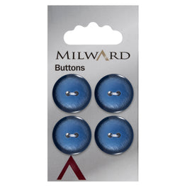 Milward Carded Buttons: 19mm - Pack of 4 - 00155B