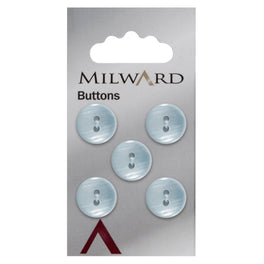 Milward Carded Buttons: 13mm - Pack of 5 - 00158A