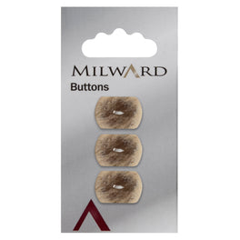 Milward Carded Buttons: 17mm - Pack of 3 - 00256