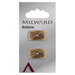 Milward Carded Buttons: 22mm - Pack of 2 - 00257