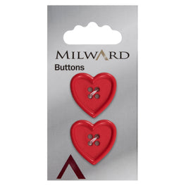 Milward Carded Buttons: 22mm - Pack of 2 - 00354A