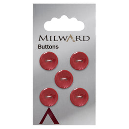 Milward Carded Buttons: 13mm - Pack of 5 - 00381