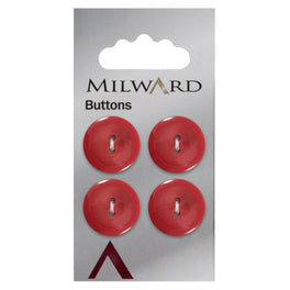 Milward Carded Buttons: 19mm - Pack of 4 - 00388