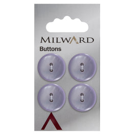 Milward Carded Buttons: 19mm - Pack of 4 - 00403