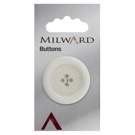 Milward Carded Buttons: 34mm - Pack of 1 - 00853A