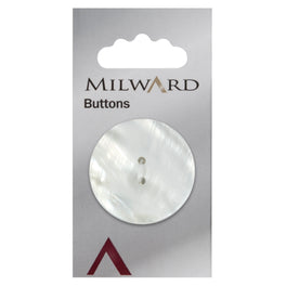 Milward Carded Buttons: 34mm - Pack of 1 - 00899A