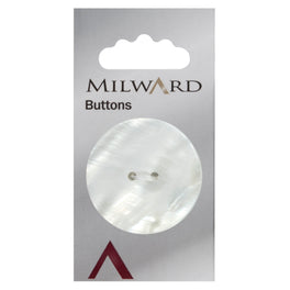 Milward Carded Buttons: 38mm - Pack of 1 - 00900A