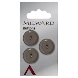 Milward Carded Buttons: 20mm - Pack of 3 - 01003A