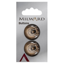 Milward Carded Buttons: 22mm - Pack of 2 - 01108A