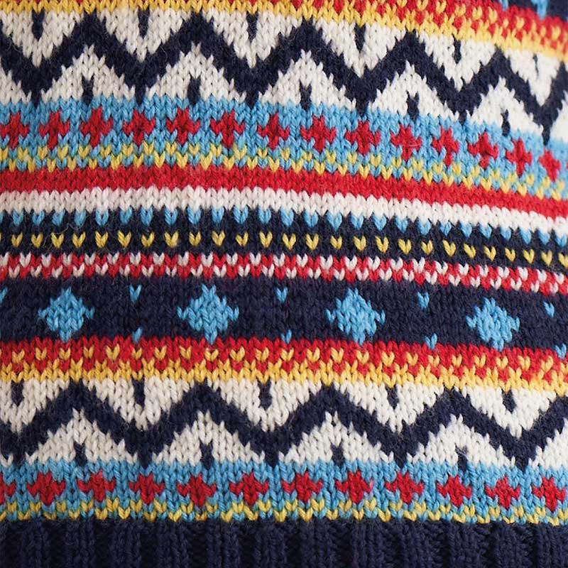 Free Download - Jessie Fair Isle Jumper in West Yorkshire Spinners