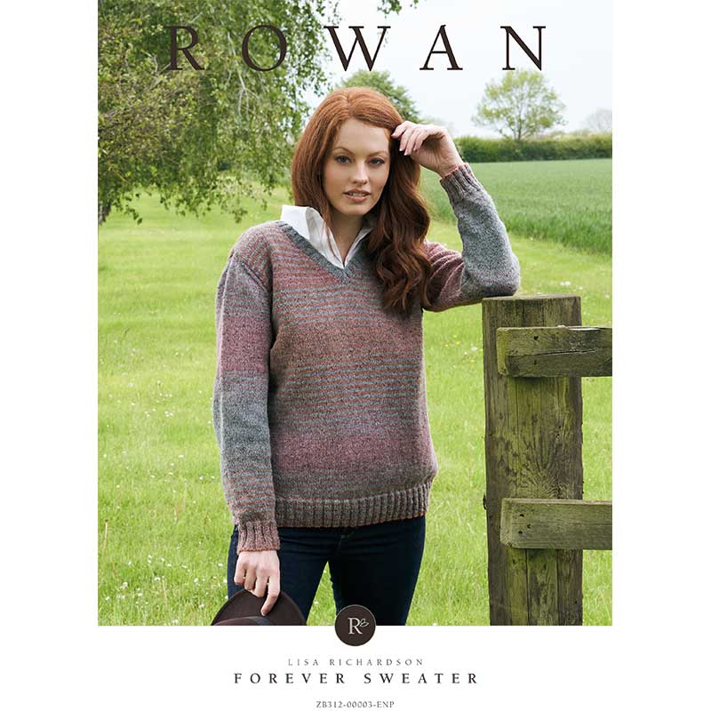 Rowen Color Block Sweater, Natural + Green