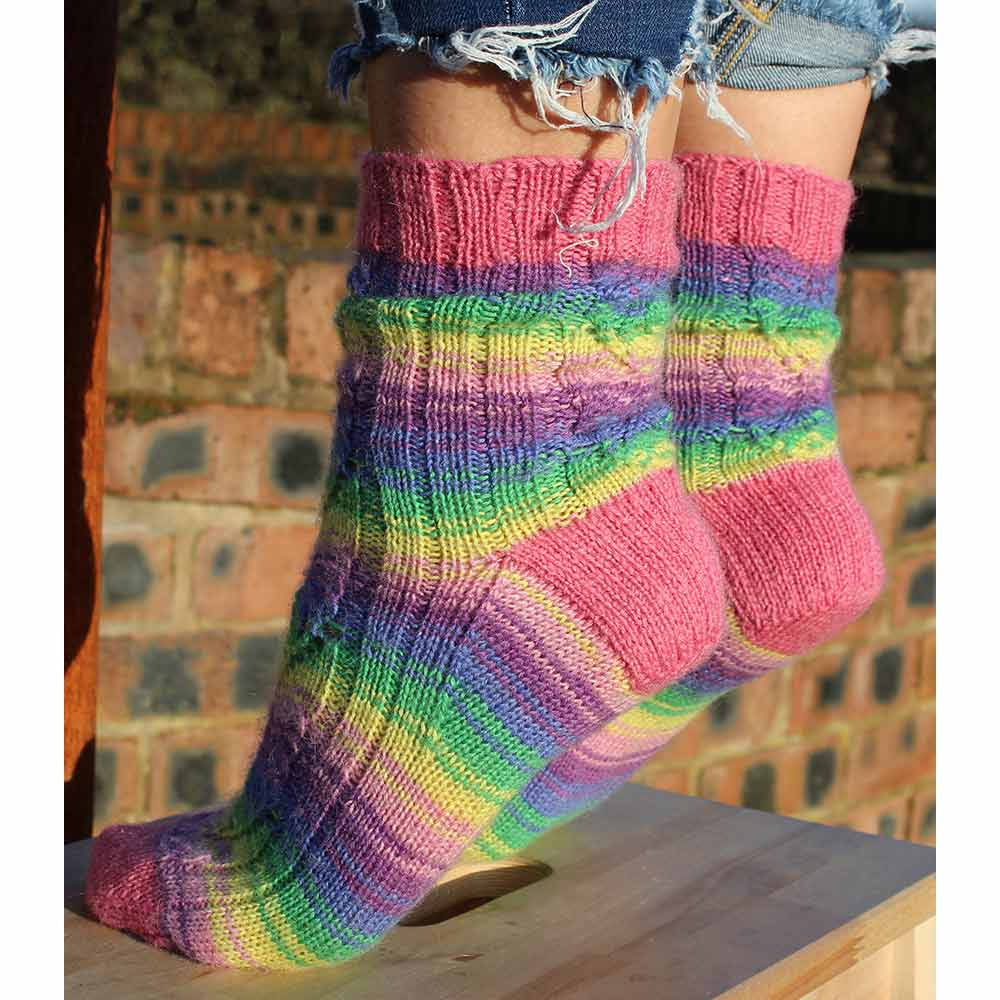 Basic 4ply Shortie Socks - free pattern – Winwick Mum