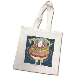 Ecofriendly Punch Needle Embroidered Cotton Canvas Bag – Passion Jewelz  Studio